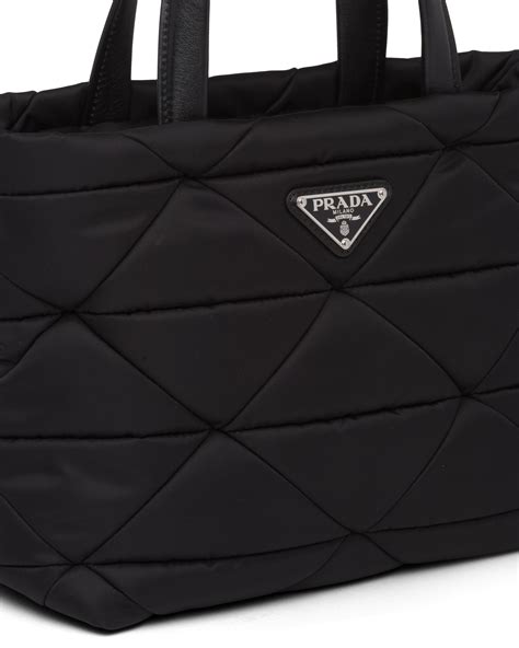 prada re nylon tote bag.